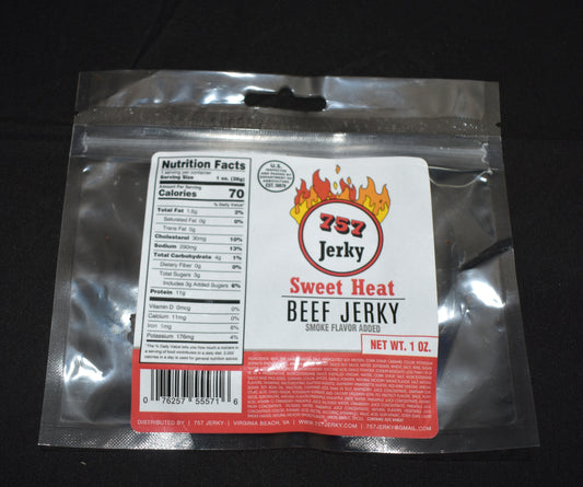 Sweet Heat Beef Jerky Snack Size