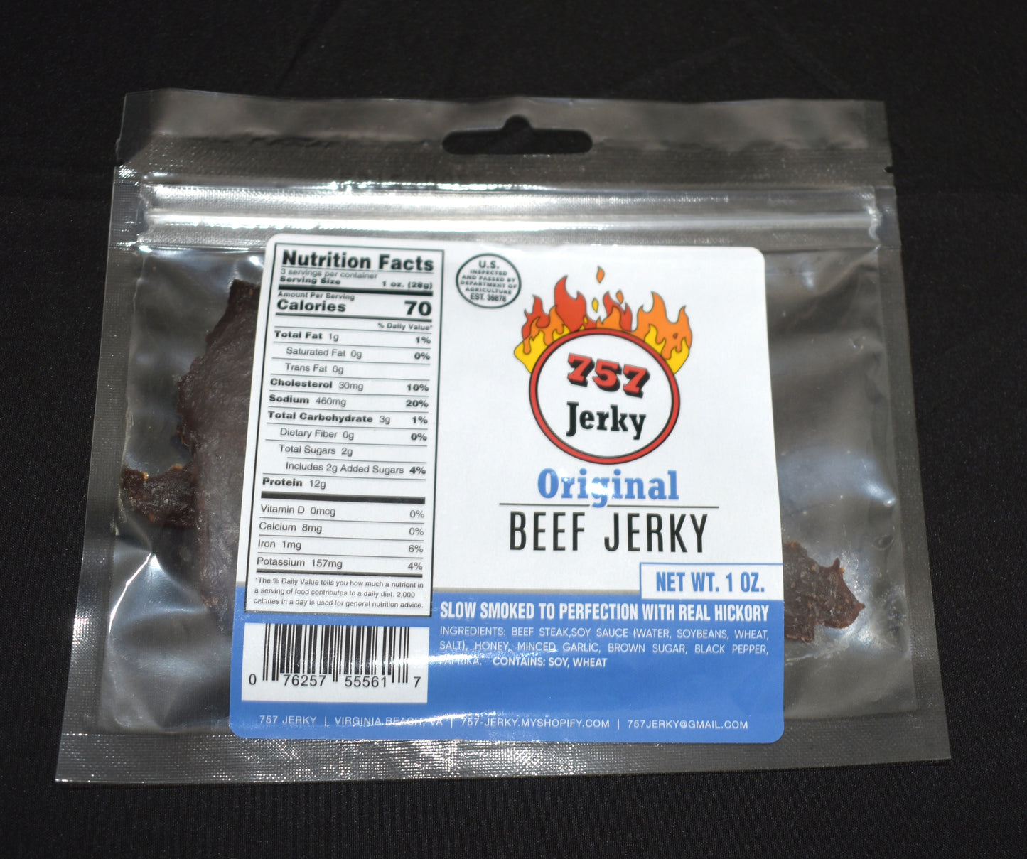 757 Original Beef Jerky Snack Size