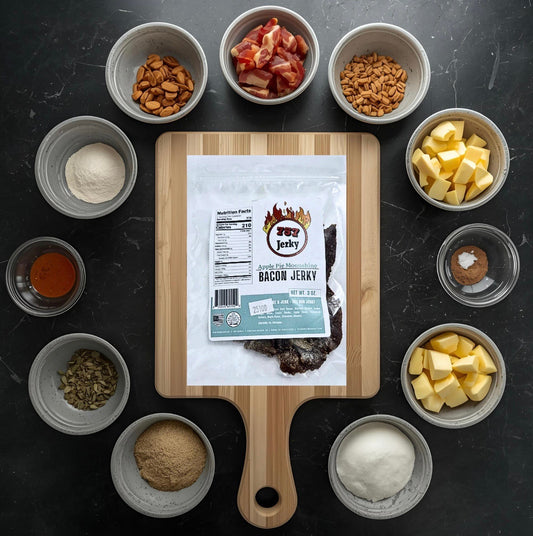 Apple Pie Moonshine Bacon Jerky