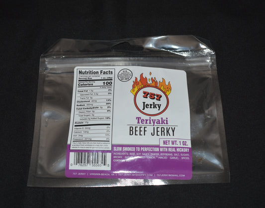 757 Teriyaki Beef Jerky Snack Size